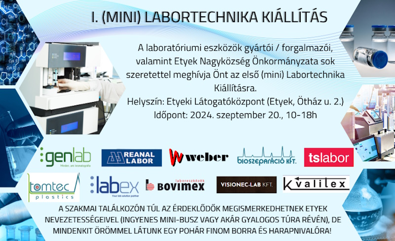 I. (mini) Labortechnika Kiállítás, Etyek